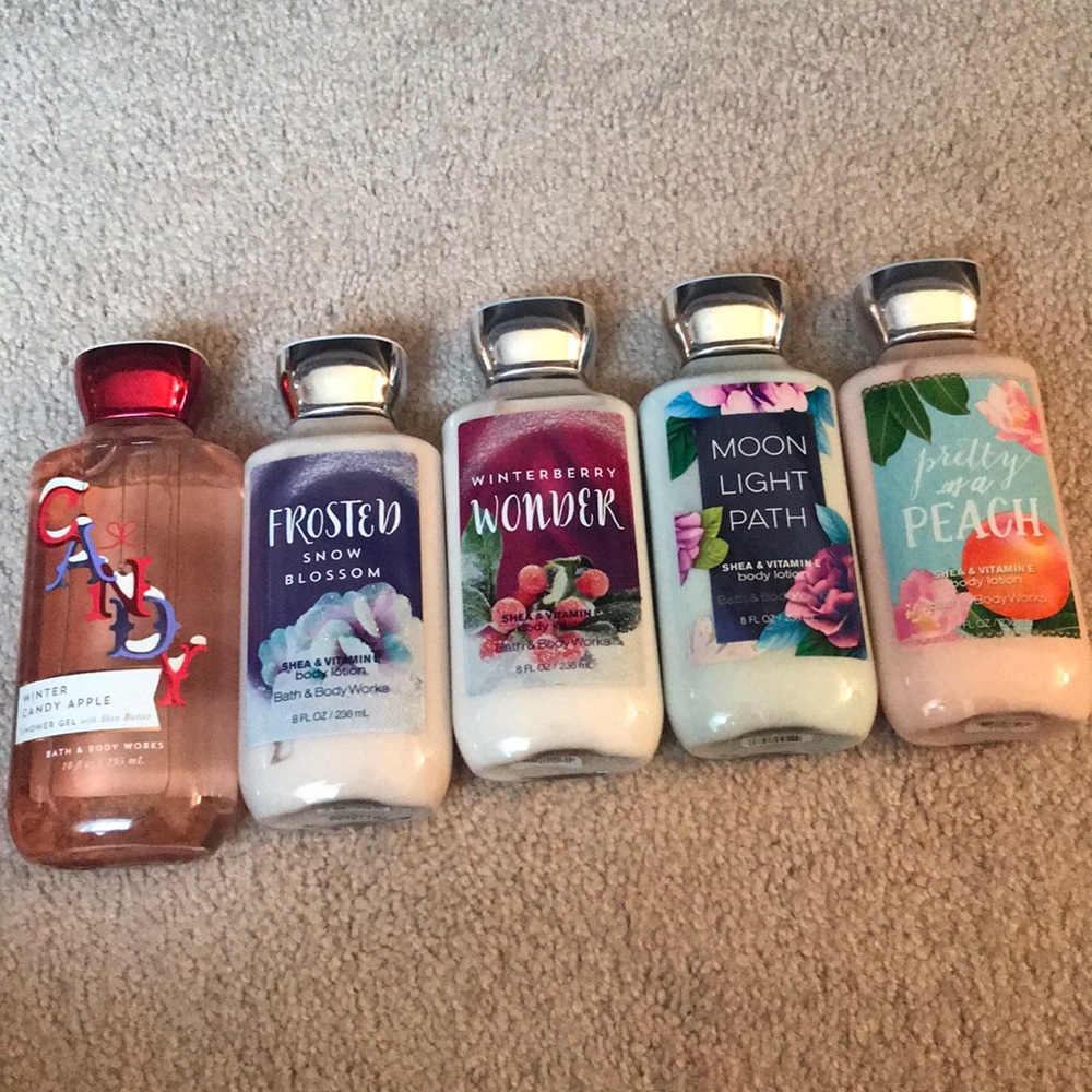 Bath and body works- set of 5